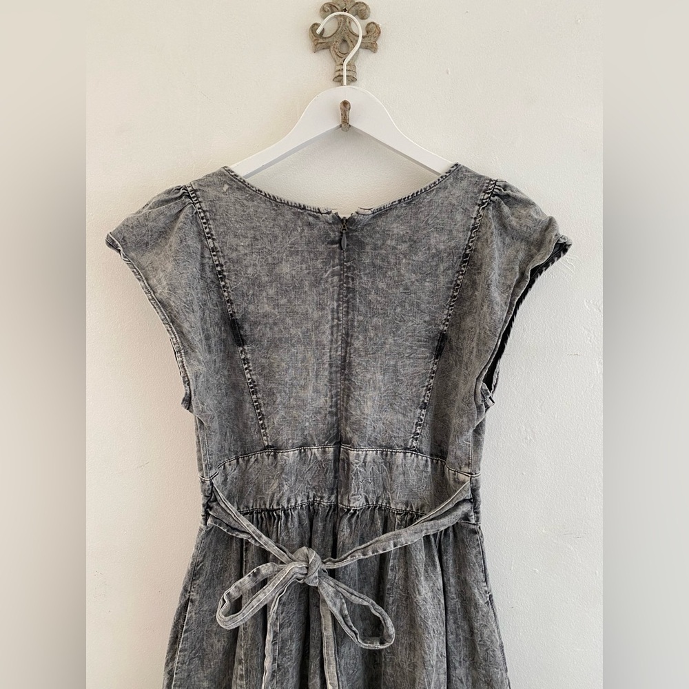 Denim Midi Dress Pilcro by Anthropologie  Charcoal Dress Denim Midi - Picture 8 of 12